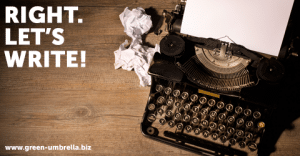 Right. Let’s write!
