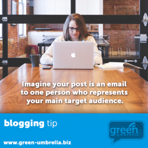 Imagine your post is an email to one person