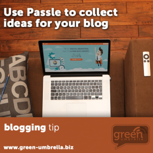 Use Passle for Blog Ideas