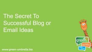 secret to blogging ideas success