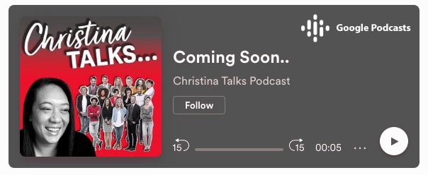 Christina Talks Google Podcast